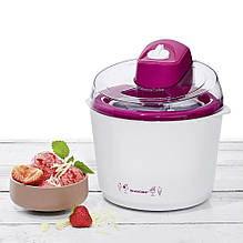 Морожениця, апарат для приготування морозива SilverCrest SECM 12 B2 Pink (напівавт., Німеччина)