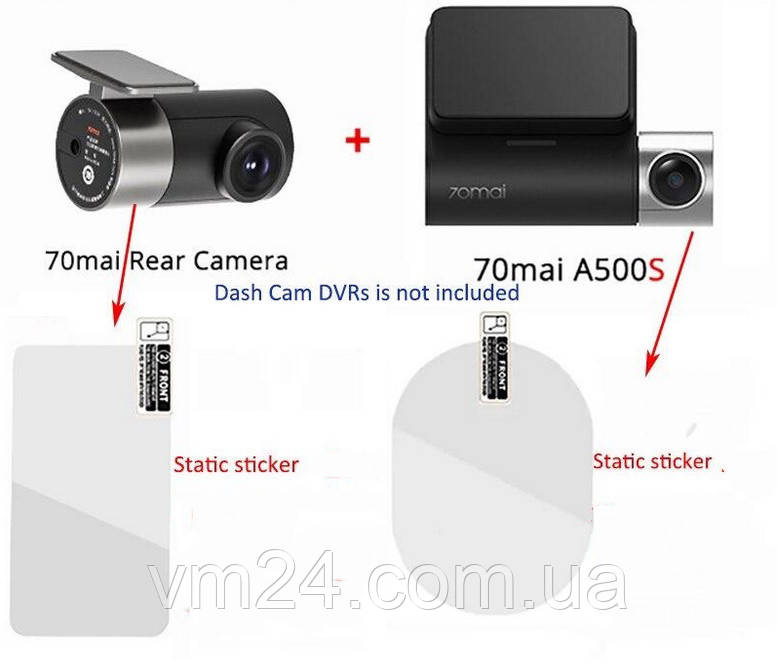Статична пластина для 70mai Smart Dash Cam Pro/Dash Cam Lite S800.A500 A400 midrive d02\08