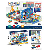 Залізниця 128-39 (12/2) паркінг, локомотив на батарейці,  мапа, в коробці