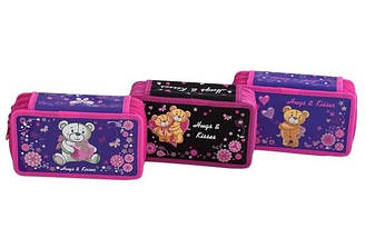 Пенал Willy WL7068 "Ведмедик" (3 відділення)
