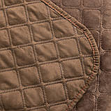 Покривало велюрове ТЕП "VELOUR" Розмір 240x260 Колір - Коричневий, фото 5