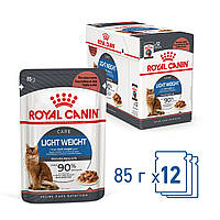 Royal Canin Light Weight 85г * 12шт паучі для котів (контроль ваги)