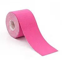 Тейп Кинезио 5 см, кинезиологическая лента Kinesiology Tape розовый