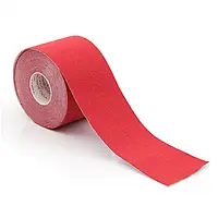 Тейп Кинезио 5 см, кинезиологическая лента Kinesiology Tape красный