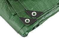 Тент MASTERTOOL 10х12 м двусторонний 130 г/м² хаки/серебро 89-1012, фото 3