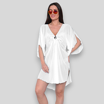 Пляжне біле плаття туніка розмір 46-50, 100% Бавовна, Malvin Туреччина