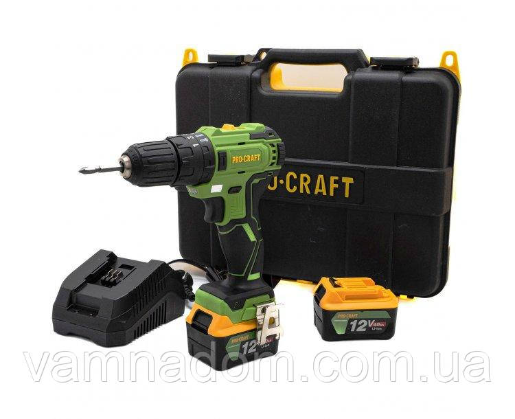 Шурупокрут акумуляторний ProCraft PI18BL (Ударний, безщітковий), фото 1