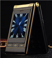 Мобільний телефон смартфон Tkexun G10 (Yeemi G10-C, Happyhere F7) black. Dual display - екран 3,5'', 2 SIM,