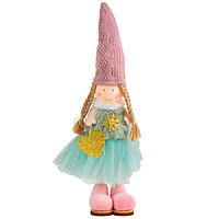 Новогодняя текстильная фигурка куклы 22 см