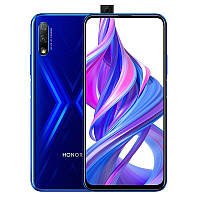 Мобільний телефон смартфон Honor 9X 6/64Gb blue - екран 6,59'', 2 SIM, 4000 мАг, з гарантією