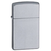 Зажигалка ZIPPO узкая SLIM SATIN CHROME (1605) z12-2024