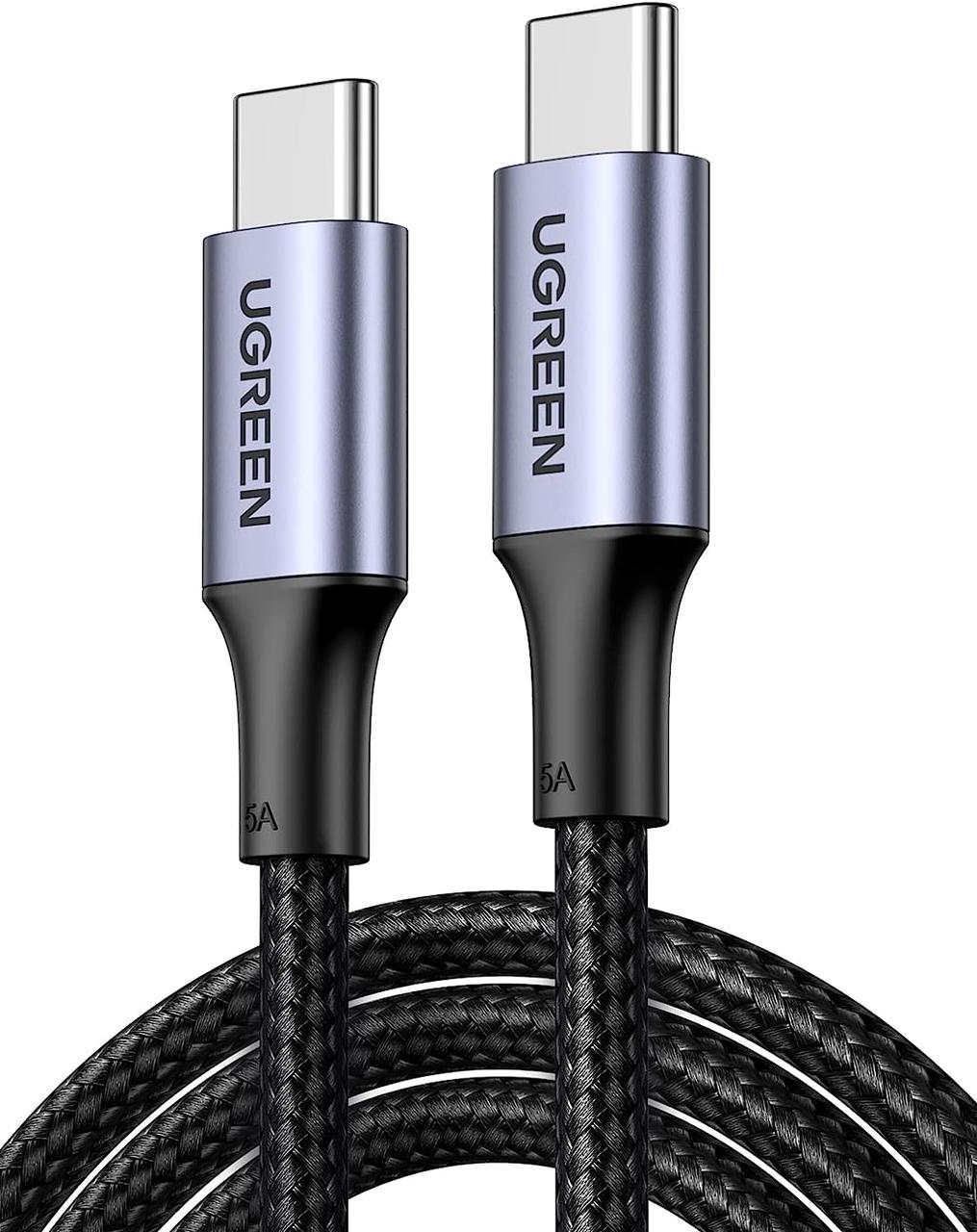Кабель зарядний Ugreen Type-C 100 W Power Delivery PD Charging Cord 3 м Black (US316)