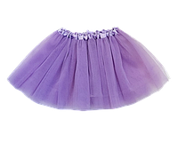 Юбка шифоновая детская сиреневая фиолетовая (30 см)