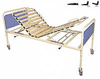 Передвижная кровать функциональная трёхсекционная для инвалидов и лежачих больных ЛФ.3.1.2.1.Д