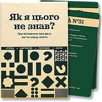 Настольная игра викторина для компании "Как я этого не знал?" (Як я цього не знав: Classic edition)