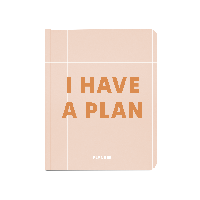 Бежевый планер/блокнот А5 «I HAVE A PLAN» ORNER