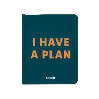 Зелений планер/блокнот А5 «I HAVE A PLAN» ORNER