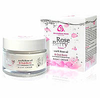 Rose Berry Nature Крем для лица ночной ягоды годжи Болгарская косметика