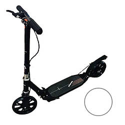 06 А Самокат двоколісний, довжина деки 45,56 см, висота 85 регульована, підставка