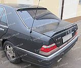 Спойлер на скло Mercedes W140 (спійлер заднього скла Мерседес W140), фото 5