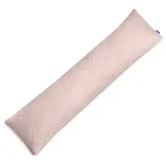 Довга стьобана подушка 40х140см, CUBE TM IDEIA для відпочинку та сну, вагітних, беж