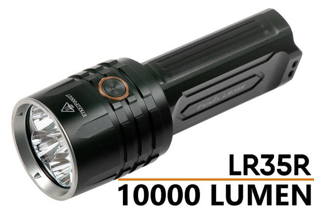 Пошуковий ліхтар Fenix LR35R | 10 000 лм | Дальність 500 м | USB Type-C зарядка, фото 1