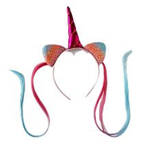 Обруч Єдинорога малиновий