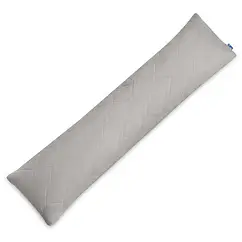 Довга стьобана подушка 40х140см, CUBE TM IDEIA для відпочинку та сну, вагітних, сірий
