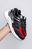 Кроссовки мужские New Balance 510 Black Red черные нью беленс весна лето демисезонные легкие стильные