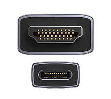 Кабель Baseus High Definition Series Graphene Type-C to HDMI 4K Adapter Cable 3m  WKGQ010201 Black, фото 2