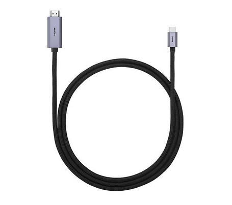 Кабель Baseus High Definition Series Graphene Type-C to HDMI 4K Adapter Cable 3m  WKGQ010201 Black, фото 1