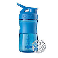 Спортивная бутылка-шейкер BlenderBottle SportMixer 20oz/590ml Cyan (ORIGINAL) D12P1-2023