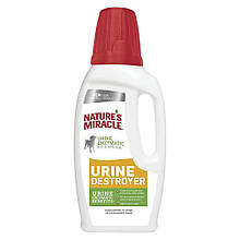 Знищувач Nature's Miracle «Urine Destroyer» для видалення плям і запахів від сечі собак, 8in1, 946 мл