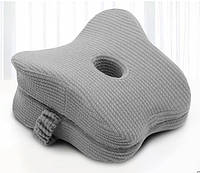 Ортопедическая подушка между ног М-02 Le.Dou - ТМ HealthDay (цвет - серый)