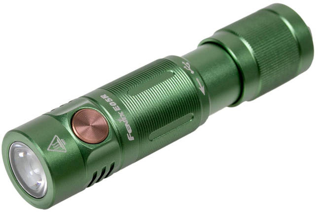 Ручний маленький ліхтарик-брелок Fenix E05R (Green), фото 1