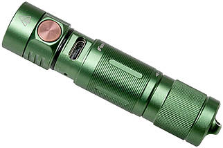 Ручний маленький ліхтарик-брелок Fenix E05R (Green), фото 3