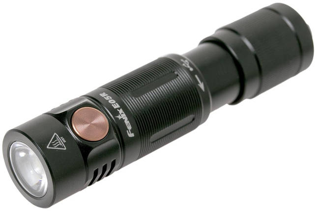 Ручний маленький ліхтарик-брелок Fenix E05R (Black), фото 1