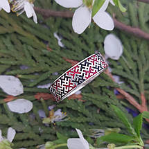 Кільце жіноче Орнамент, бронза, срібло, золото, фото 4