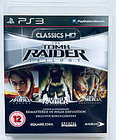 The Tomb Raider Trilogy Classics HD, Б/У, английская версия - диск для PlayStation 3