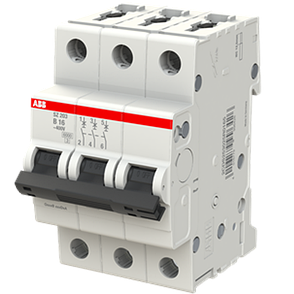 Автоматичний вимикач SZ203-B20 3Р 20A B 6кА System pro M compact SZ200 ABB 2CDS253025R0205, фото 4