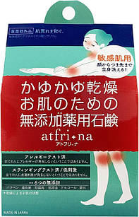 Pelican Atfti+na мило для сухої та чутливої шкіри від почервоніння та запалень, 100 г