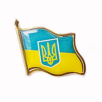 Значок Прапор України з Гербом