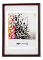 Рамка 30х40 з пластику - темна Вишня - з склом або з склопластиком