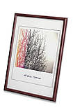 Рамка 13х18 з пластику - Вишня темна - з склом, фото 3
