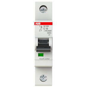 Автоматичний вимикач SZ201-C16 1Р 16A С 6кА System pro M compact SZ200 ABB 2CDS251025R0164, фото 4