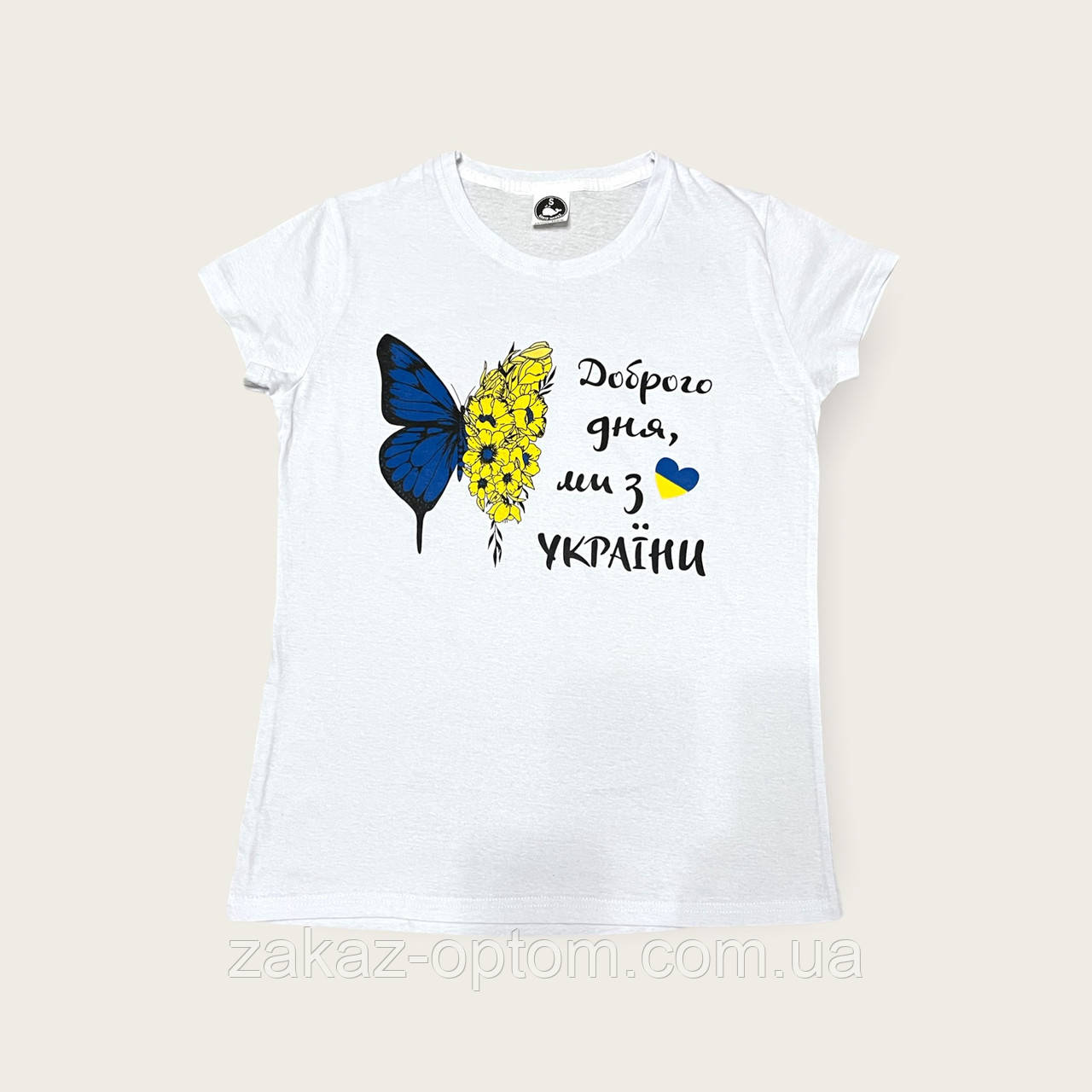 Футболка жіноча оптом 100%Cotton (XS-3XL) Україна -104673