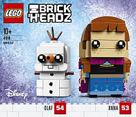 Лего Lego BrickHeadz Анна і Олаф 41618