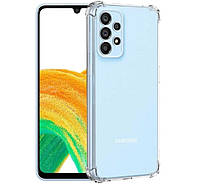 Силіконовий чохол Shockproof для Samsung Galaxy A73 (закрита камера)
