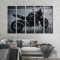 Картина на холсте KIL Art Крутой мотоцикл Yamaha 132x80 см (1379-51) z110-2024