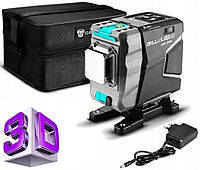 ВІДКАЛІБРОВАНИЙ! 3D DEKO DKLL12tdP02 12 ліній 360 градусів Зелений ПРОМІНЬ до 50м лазерний рівень нівелір